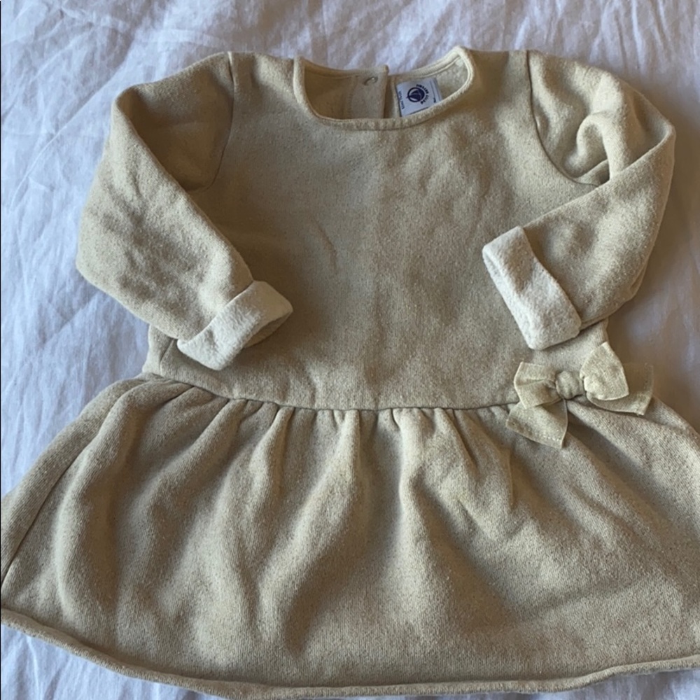 Petit bateau toddler girls dress 12m
